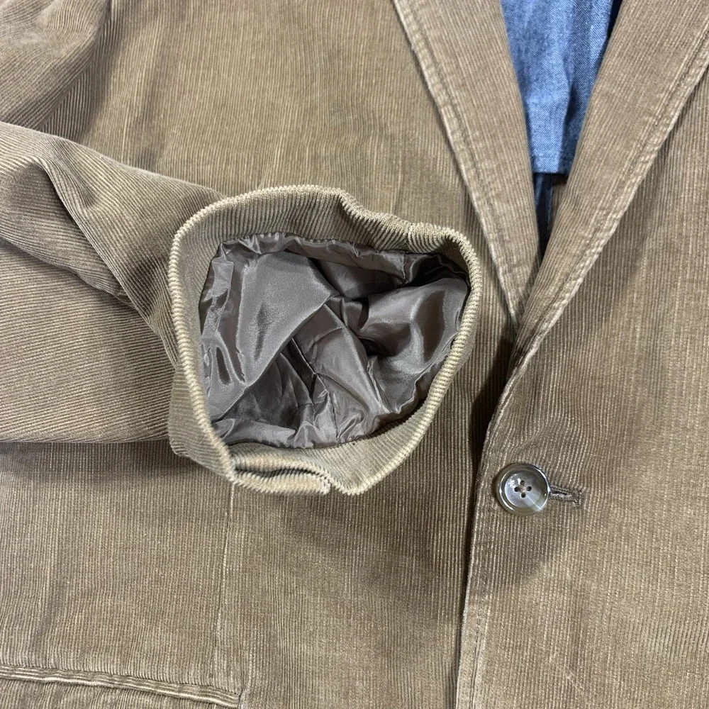 J Crew Ludlow‎ Corduroy Jacket Men's Size XL  Brown 100% Cotton Preppy Blazer